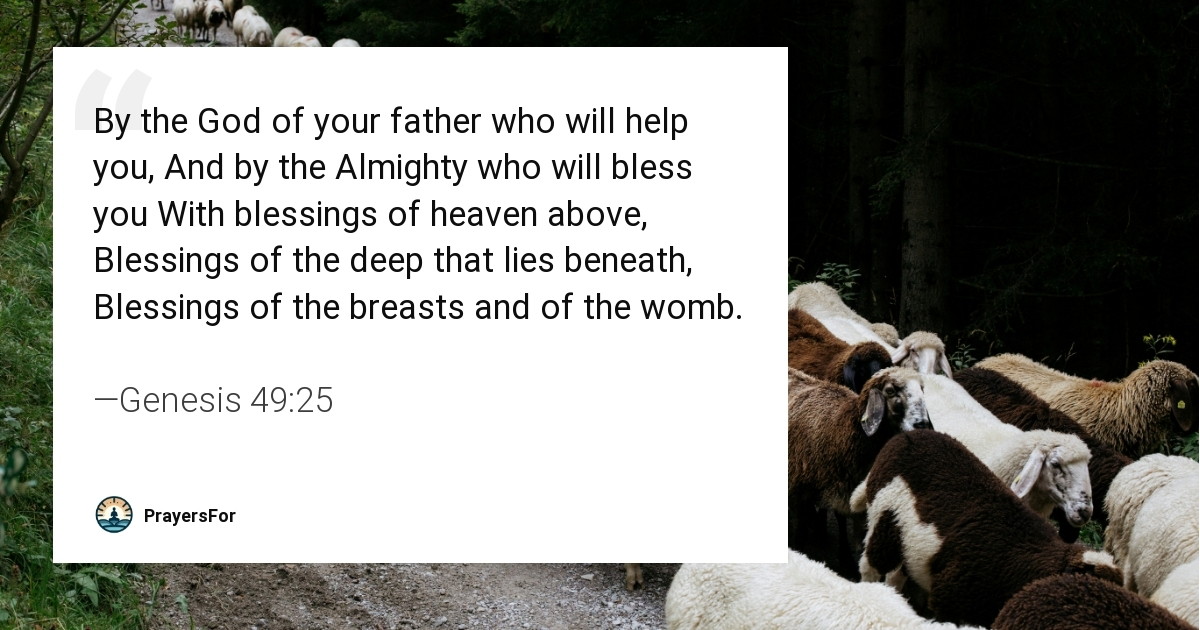 Genesis 49:25