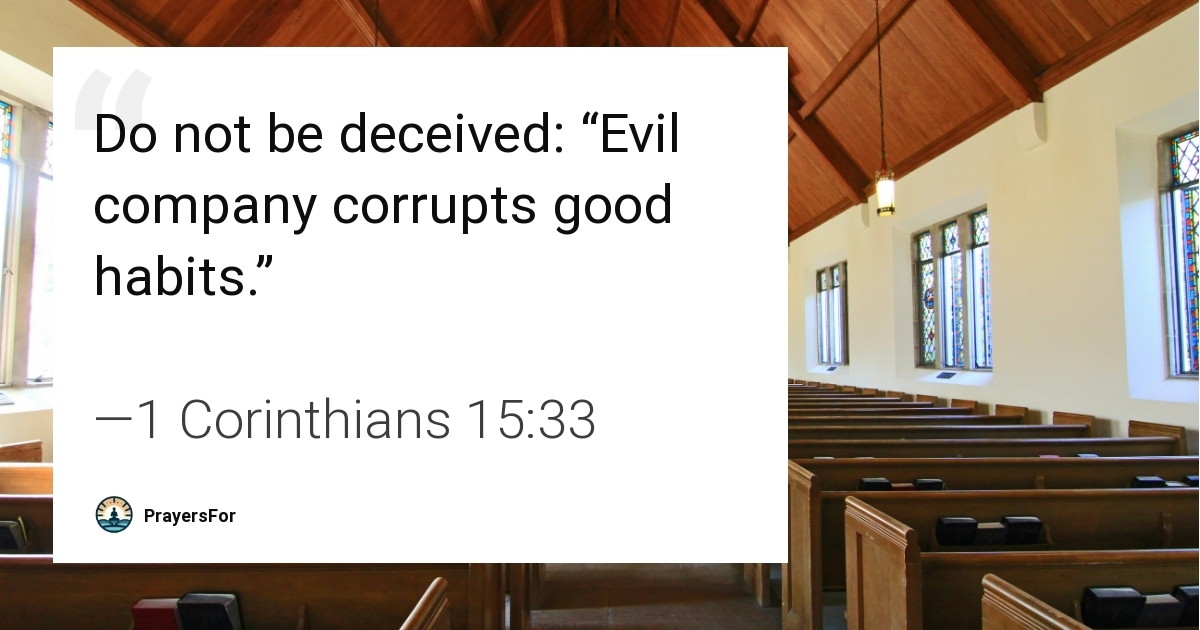 1 Corinthians 15:33
