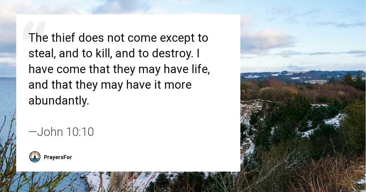 John 10:10