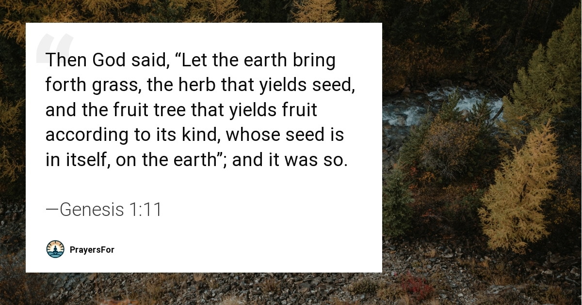 Genesis 1:11