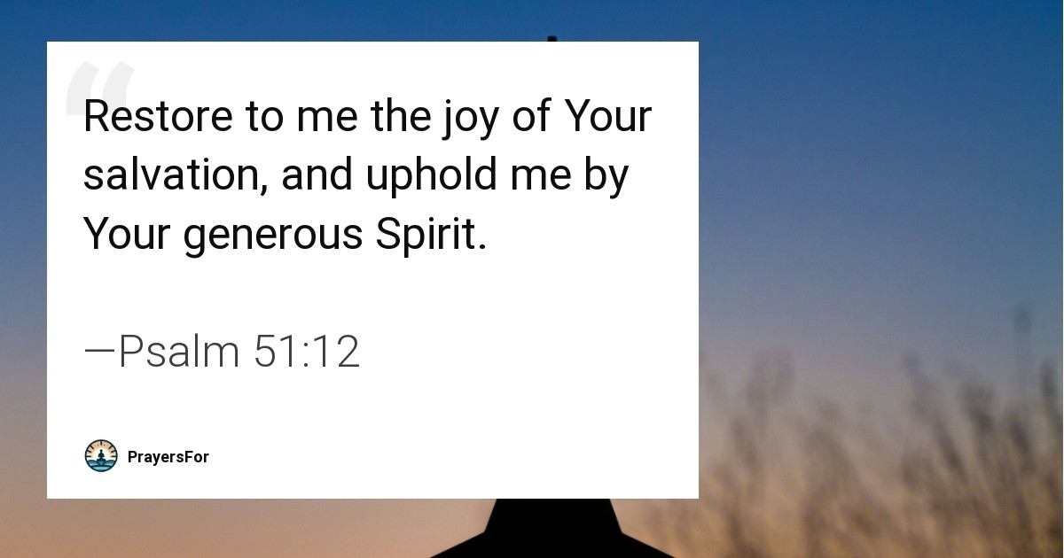 Psalm 51:12