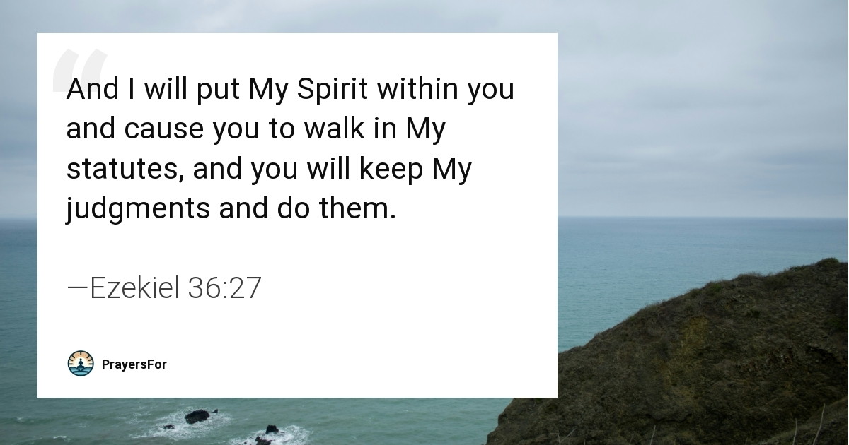Ezekiel 36:27