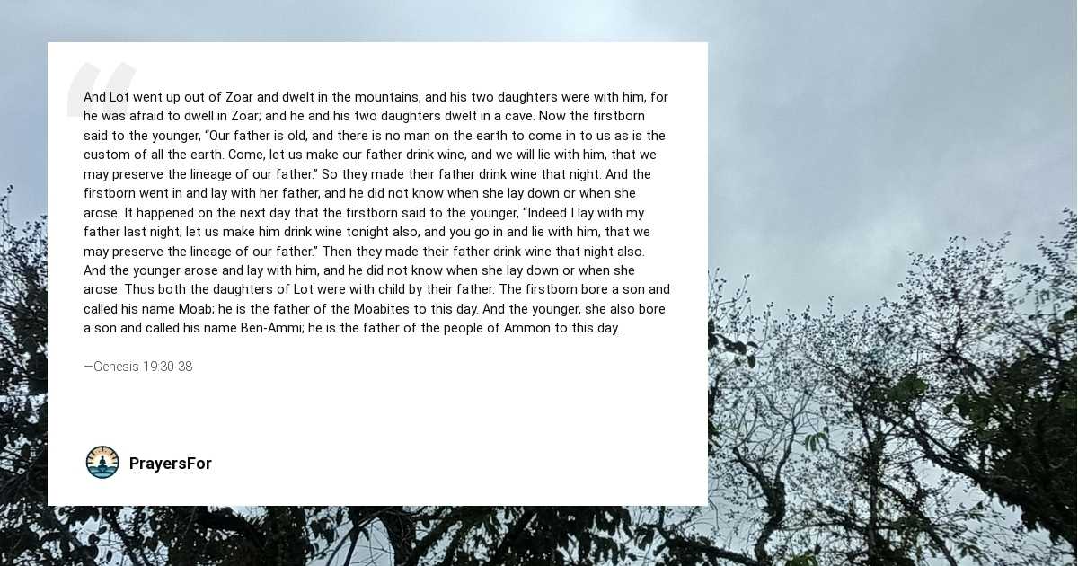 Genesis 19:30-38