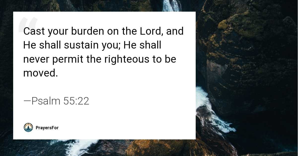 Psalm 55:22