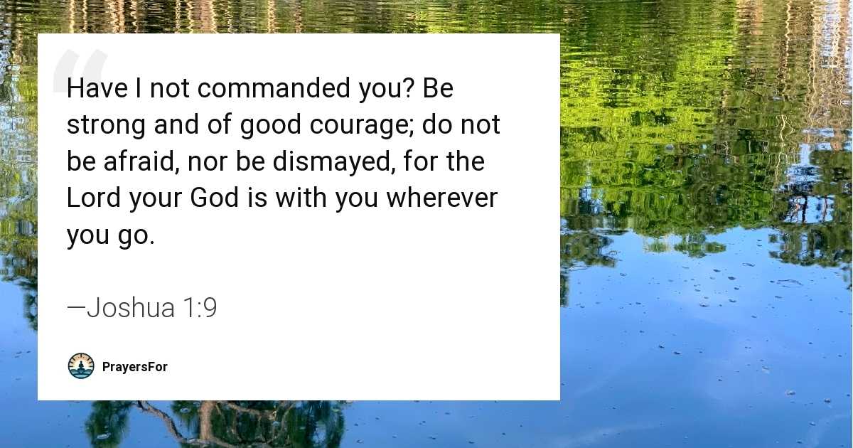 Joshua 1:9
