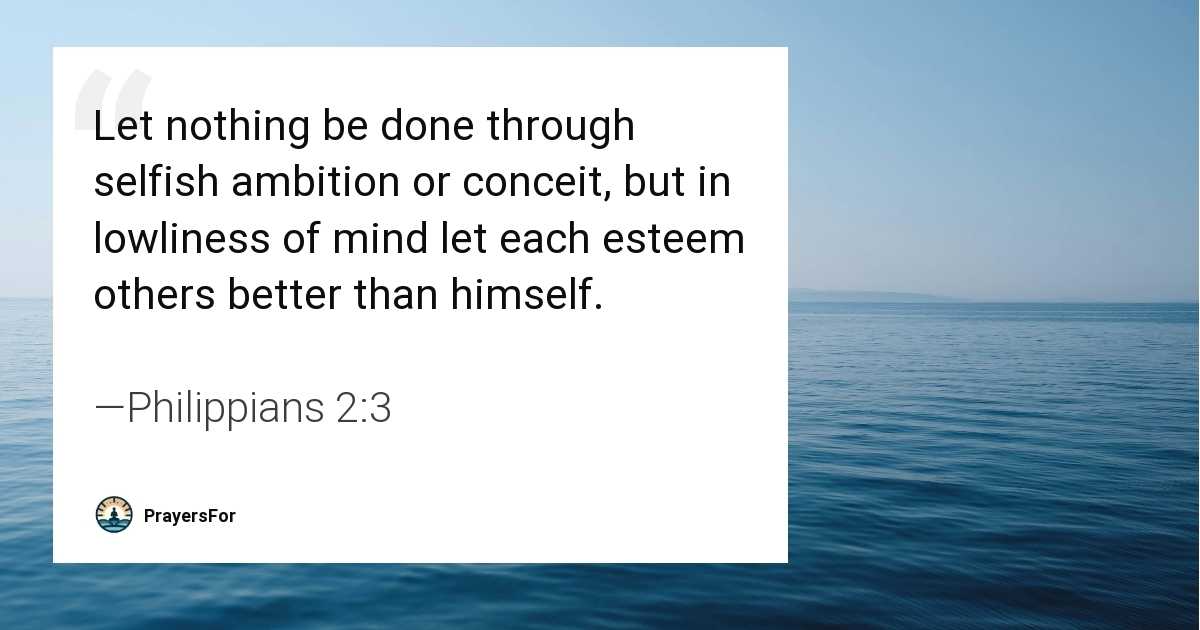 Philippians 2:3