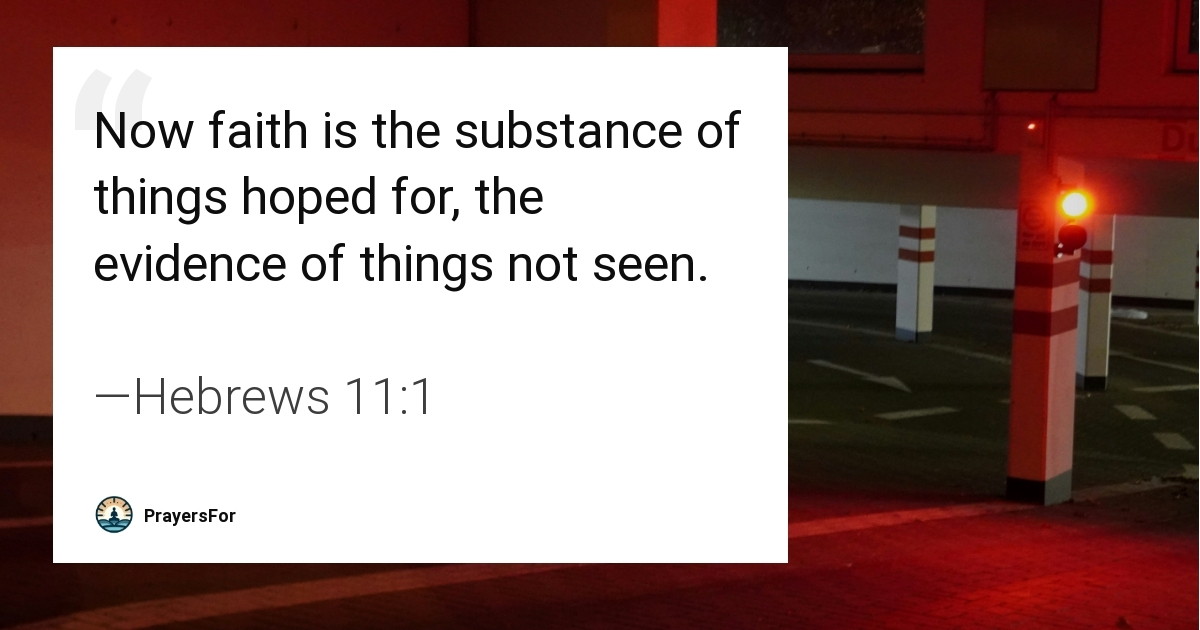 Hebrews 11:1