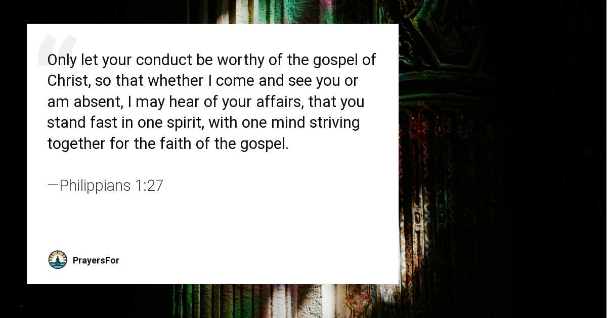 Philippians 1:27