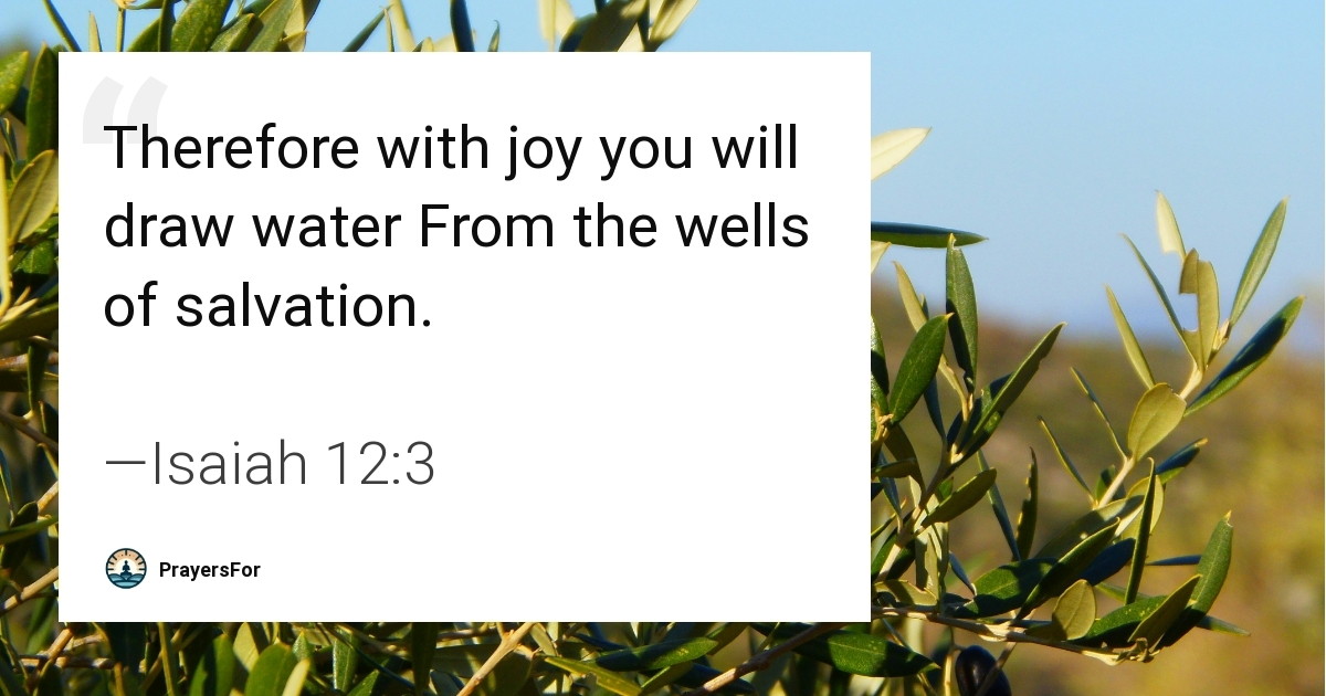 Isaiah 12:3