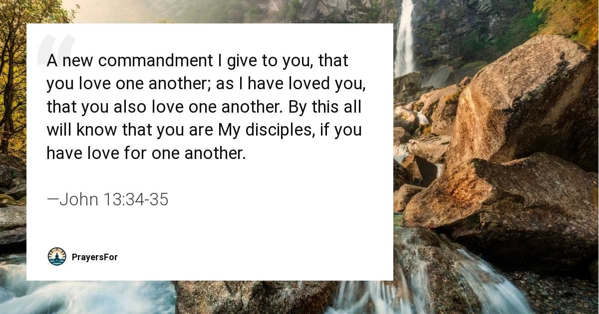 John 13:34-35