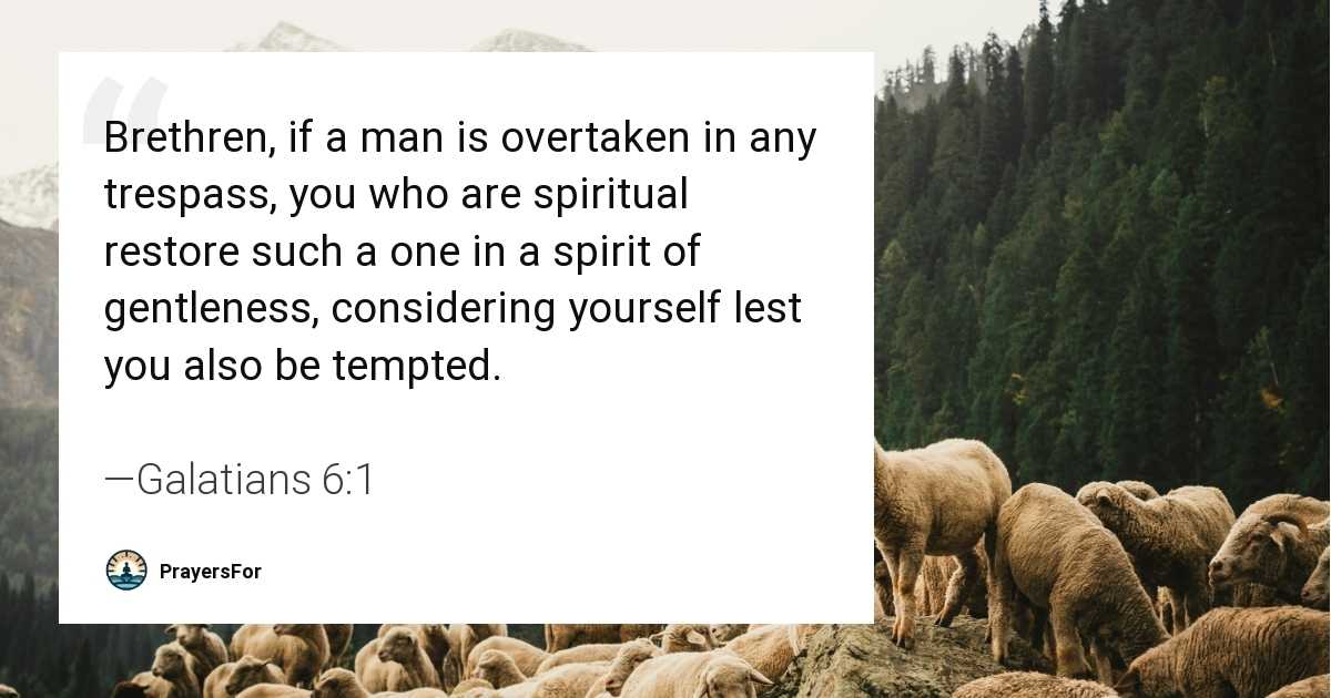 Galatians 6:1