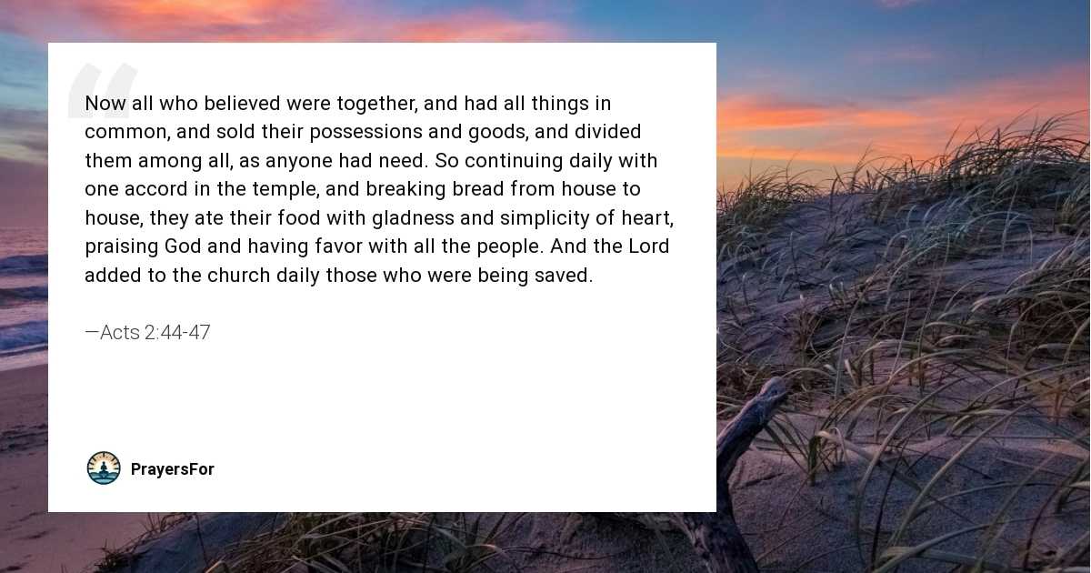 Acts 2:44-47