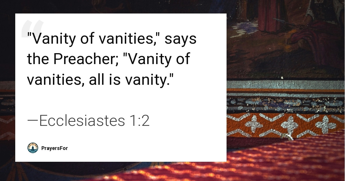 Ecclesiastes 1:2