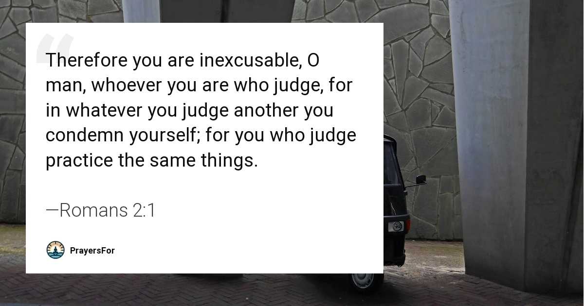 Romans 2:1