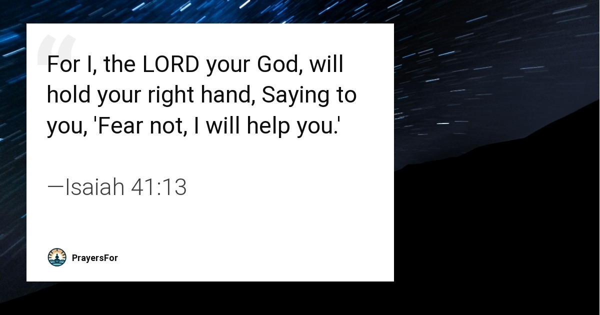 Isaiah 41:13