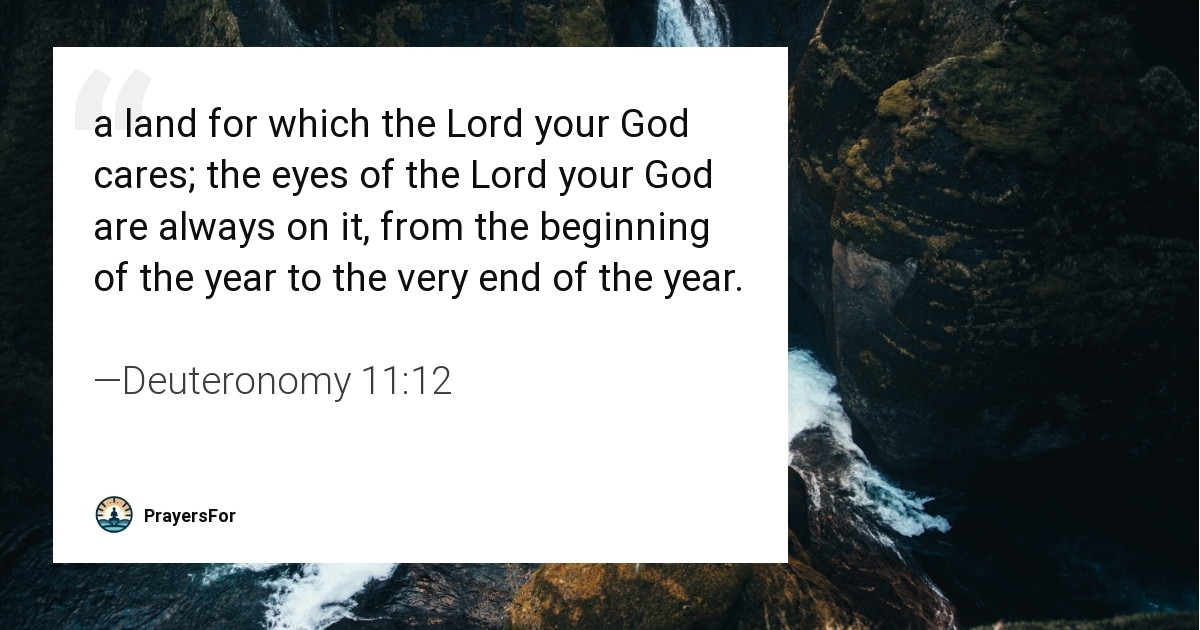 Deuteronomy 11:12