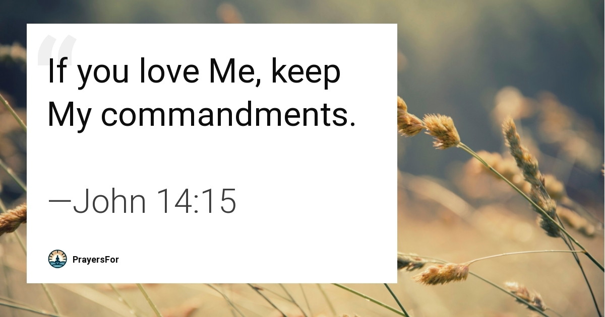 John 14:15