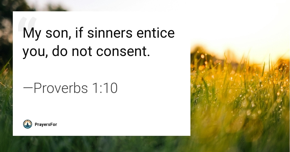 Proverbs 1:10