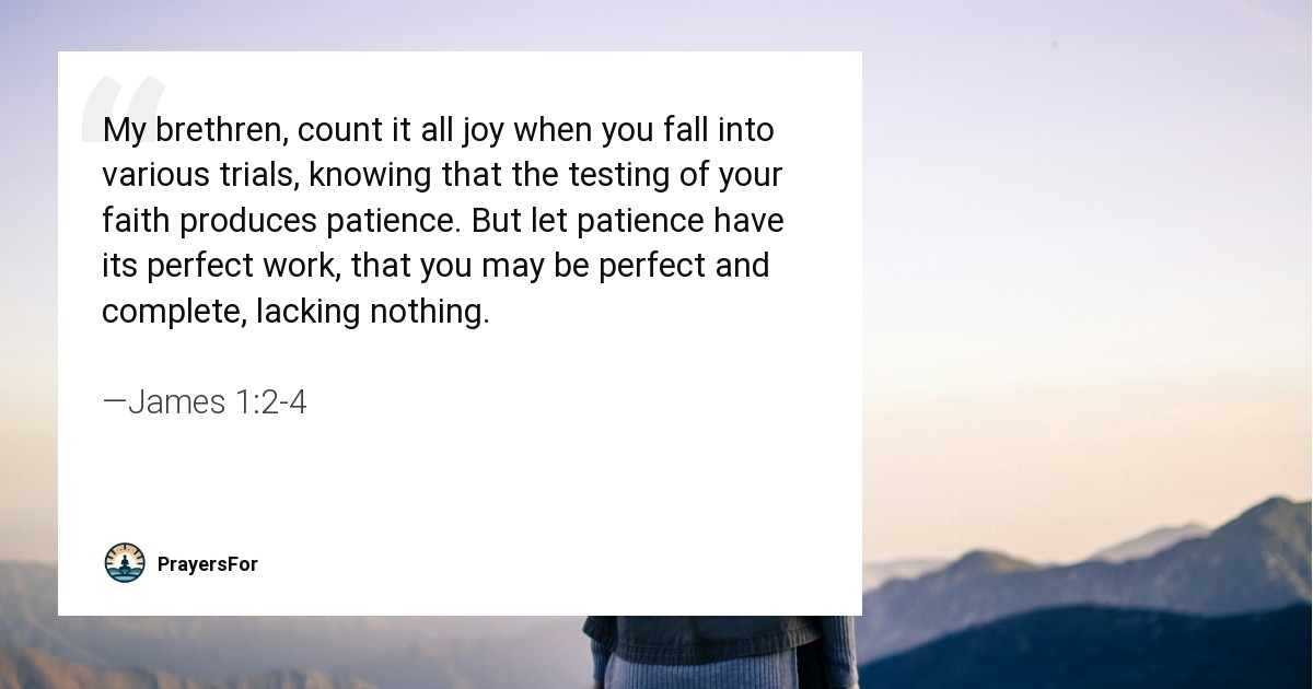 James 1:2-4