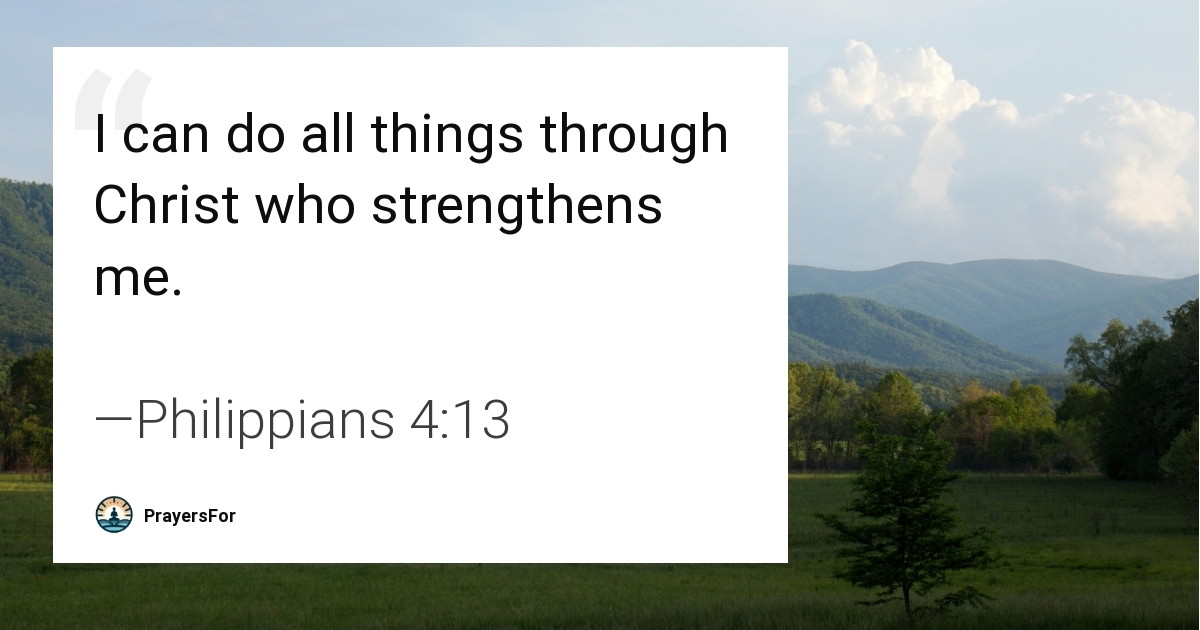 Philippians 4:13