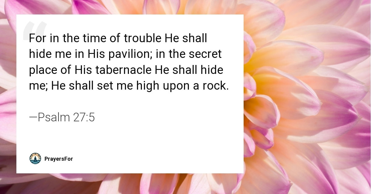 Psalm 27:5