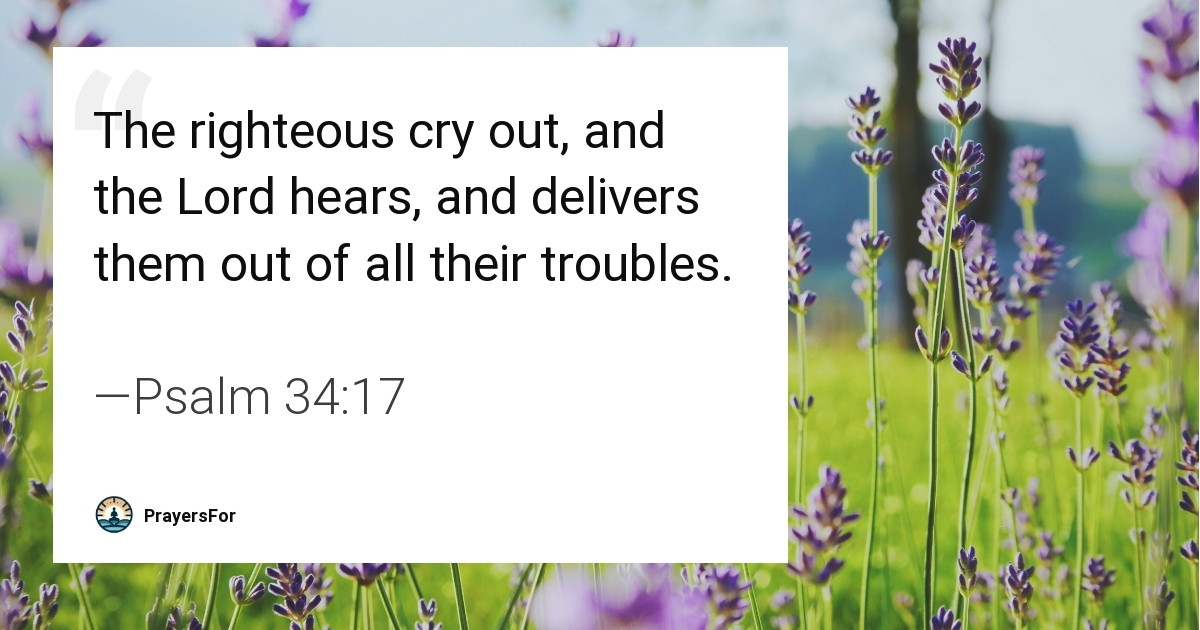 Psalm 34:17