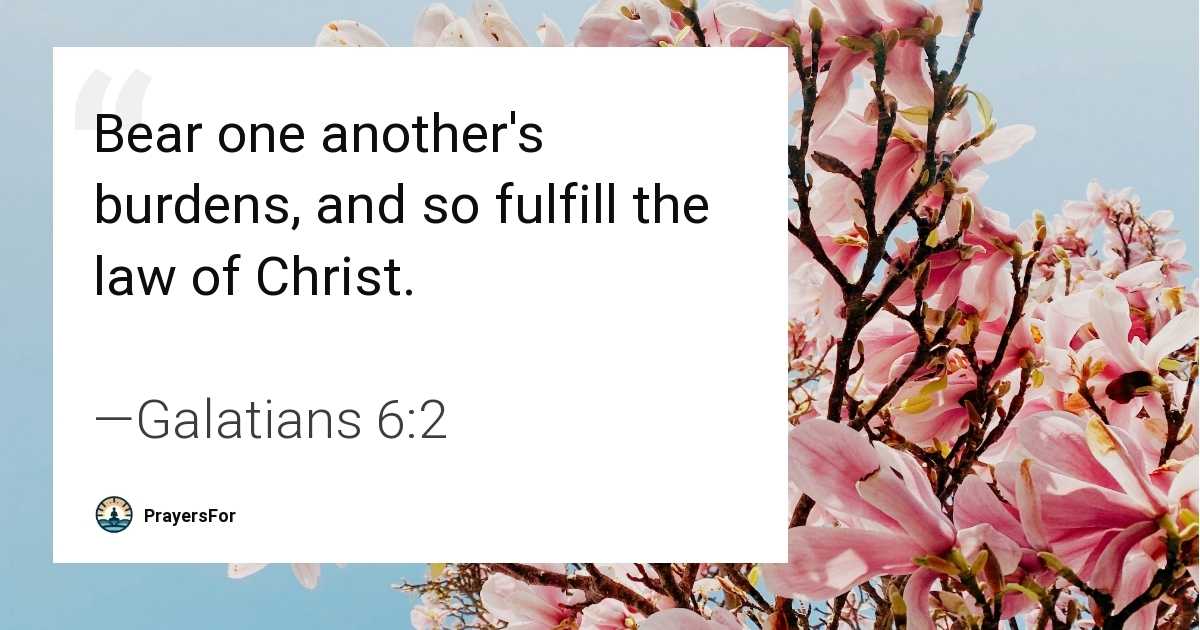 Galatians 6:2