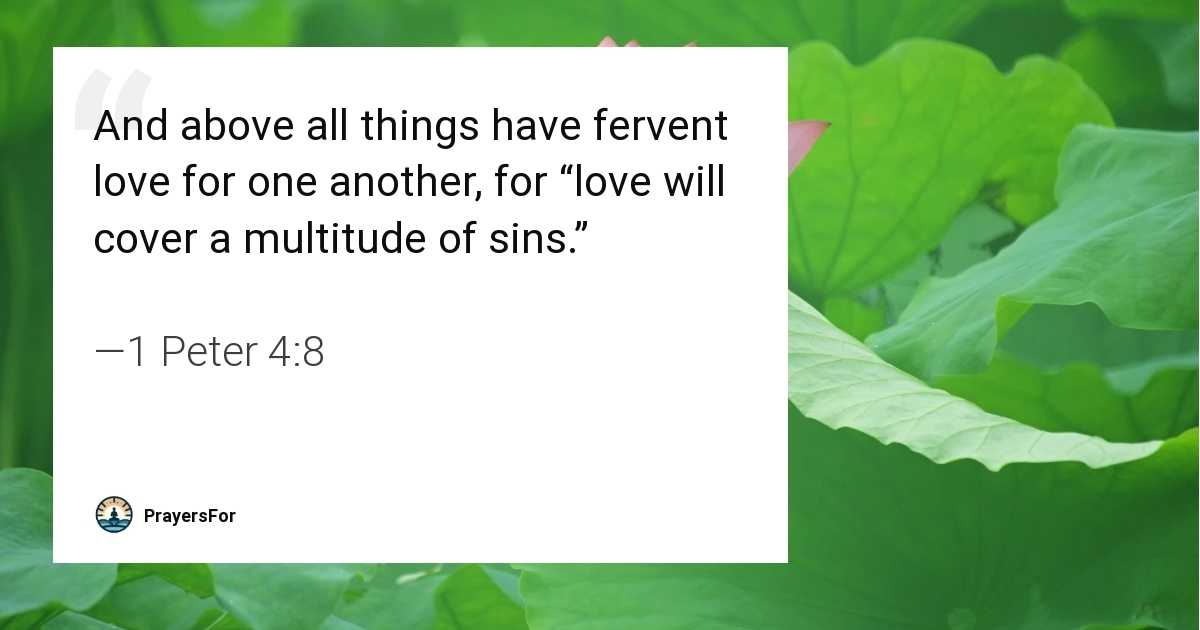 1 Peter 4:8