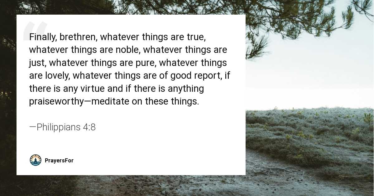Philippians 4:8