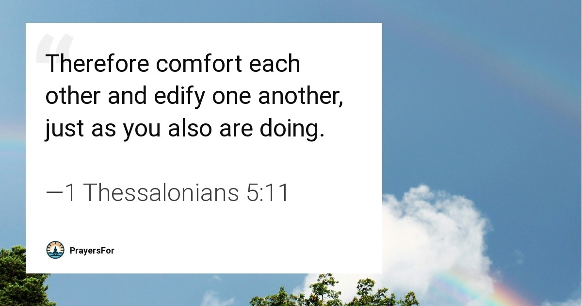 1 Thessalonians 5:11