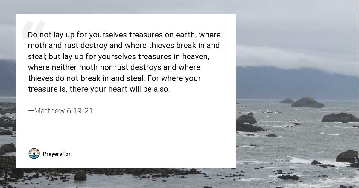 Matthew 6:19-21