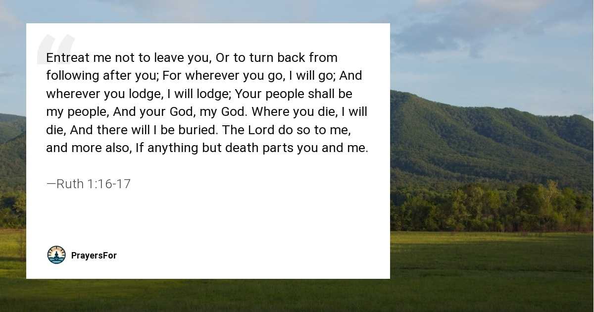 Ruth 1:16-17