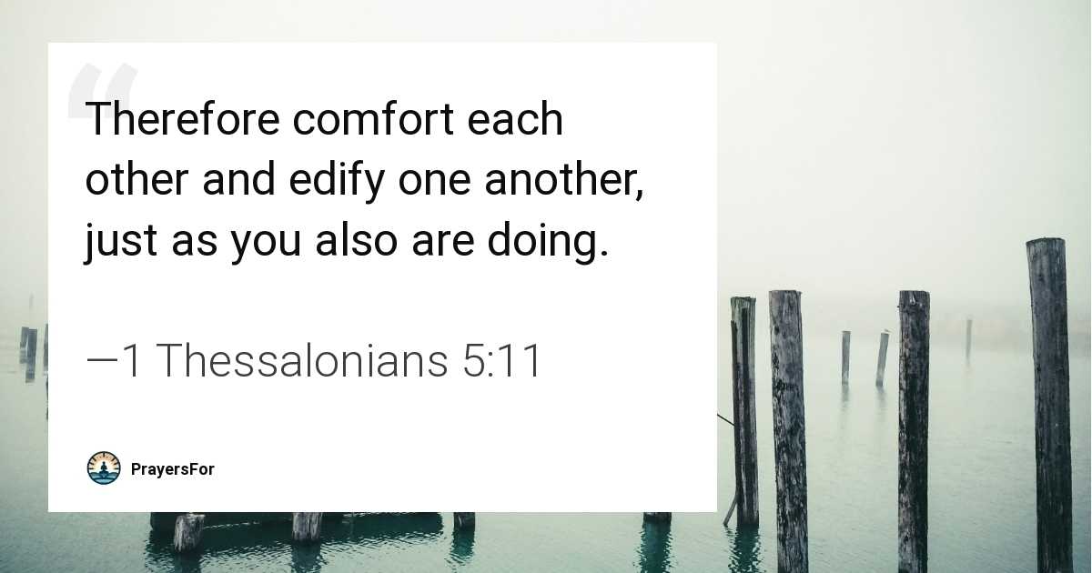 1 Thessalonians 5:11