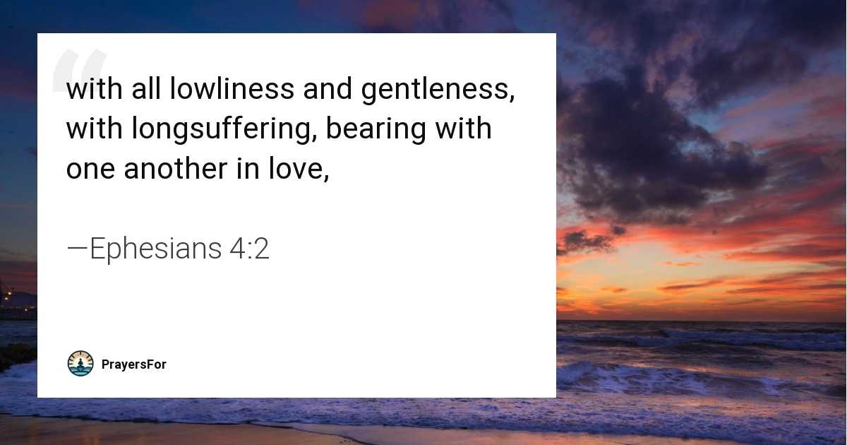 Ephesians 4:2