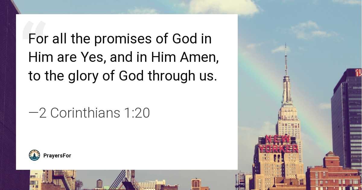 2 Corinthians 1:20