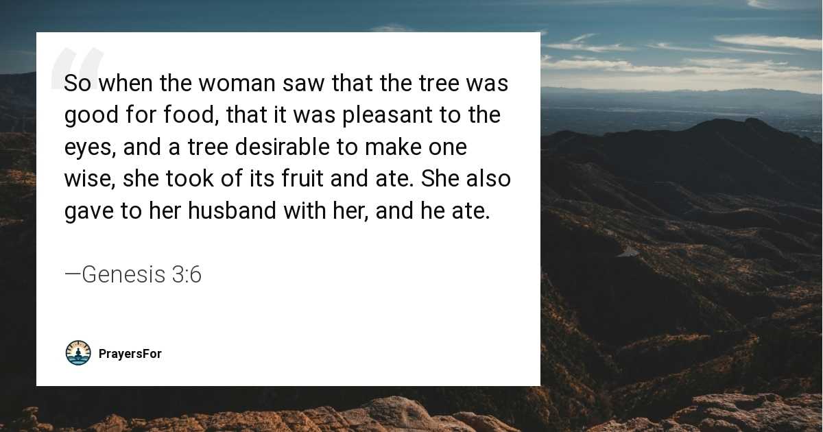Genesis 3:6