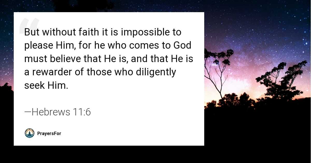 Hebrews 11:6