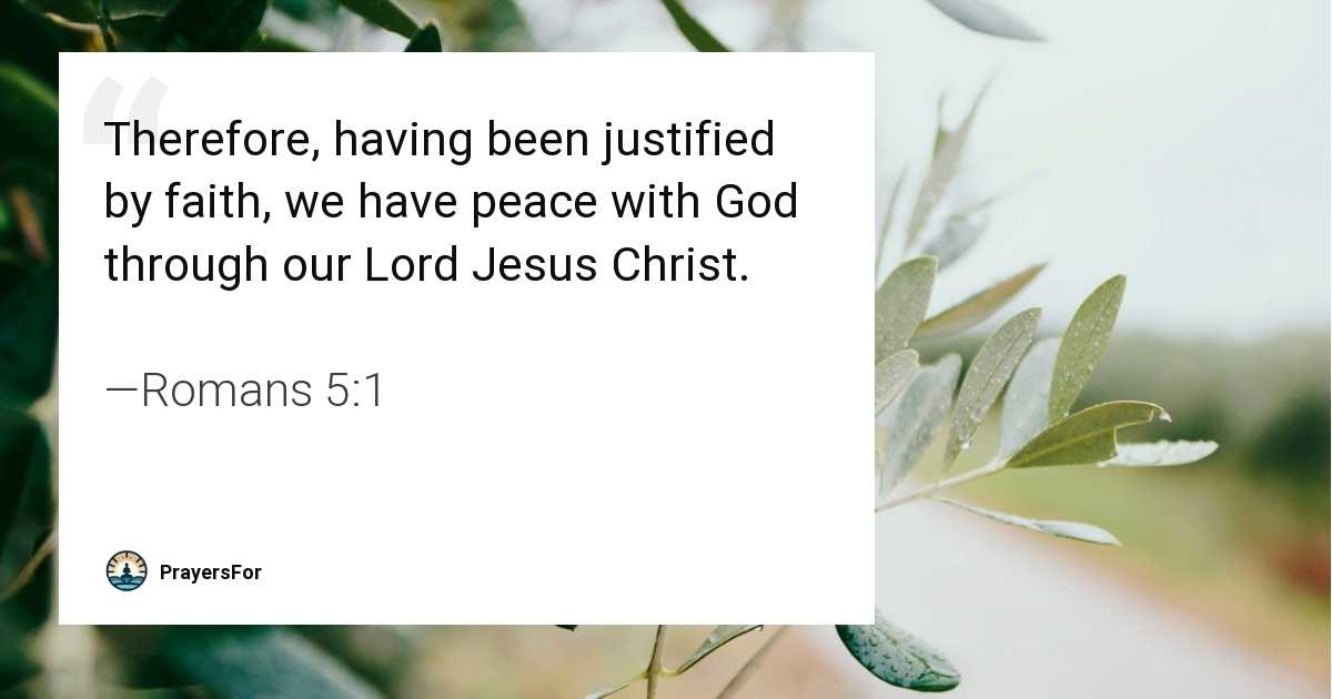 Romans 5:1