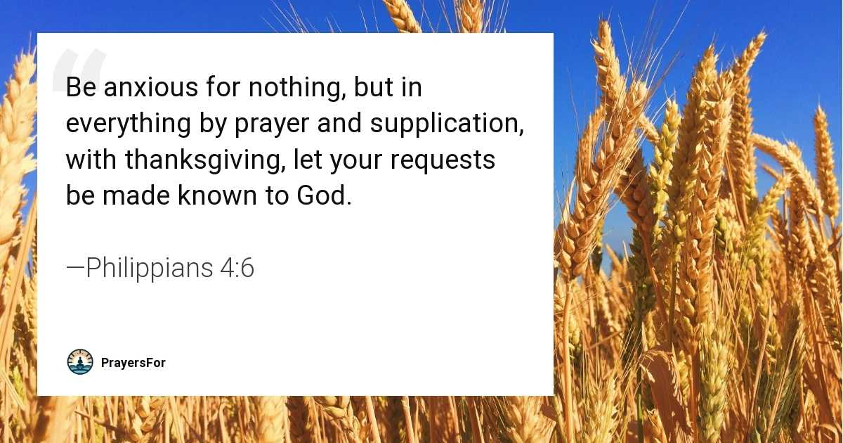 Philippians 4:6