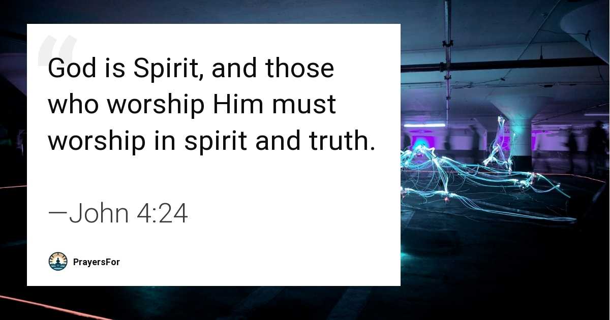 John 4:24