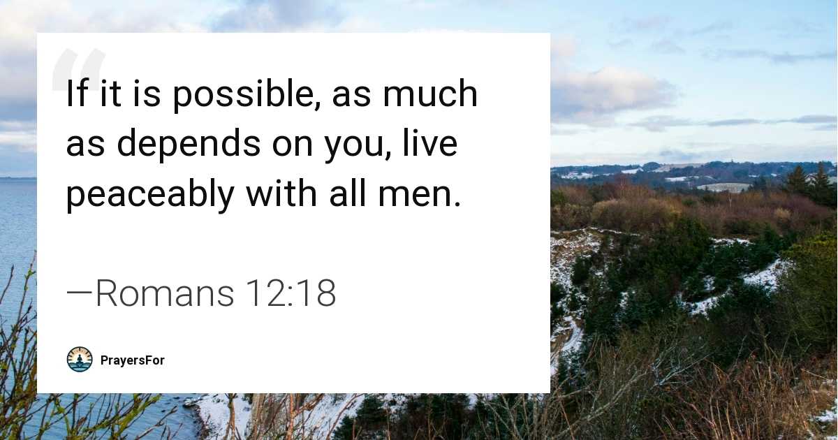 Romans 12:18
