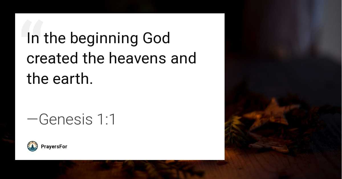 Genesis 1:1