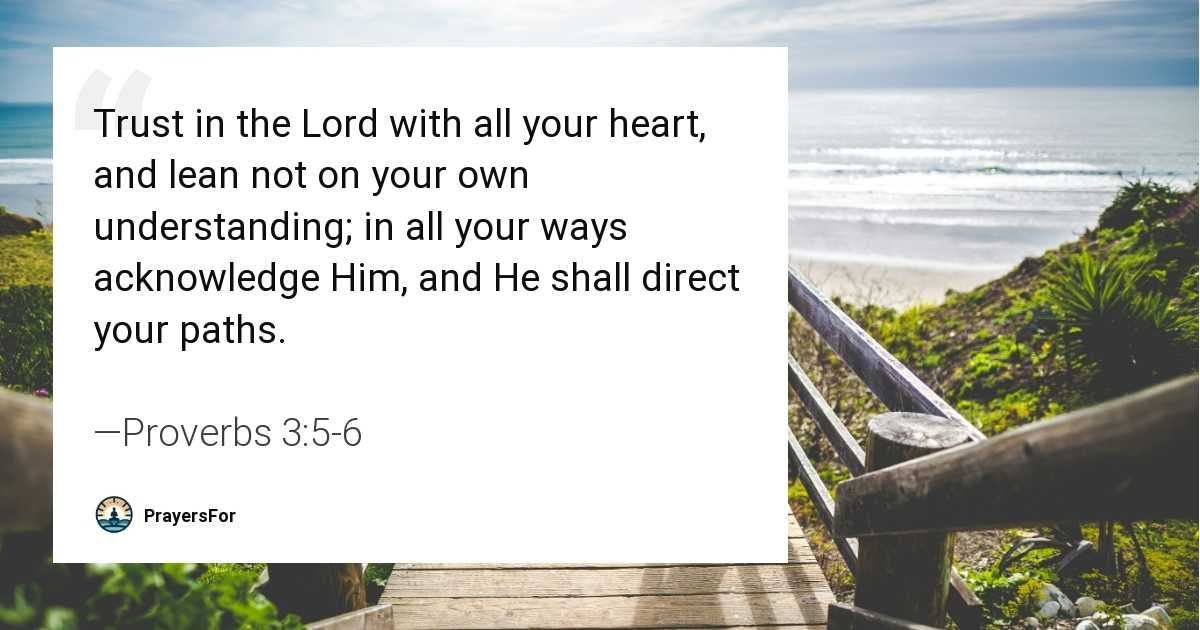 Proverbs 3:5-6