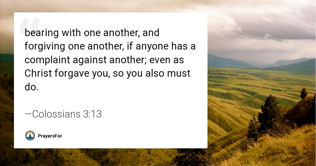 Colossians 3:13