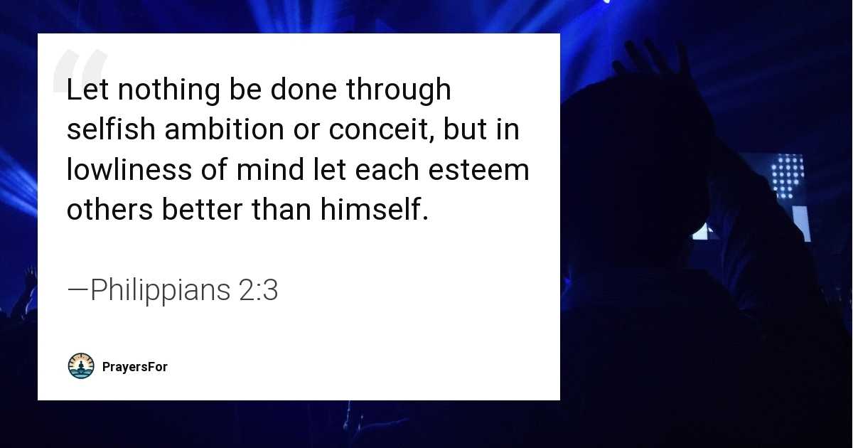 Philippians 2:3