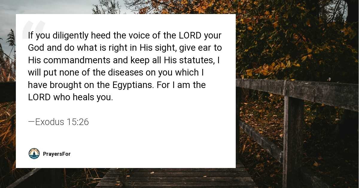 Exodus 15:26