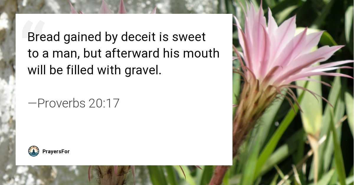 Proverbs 20:17