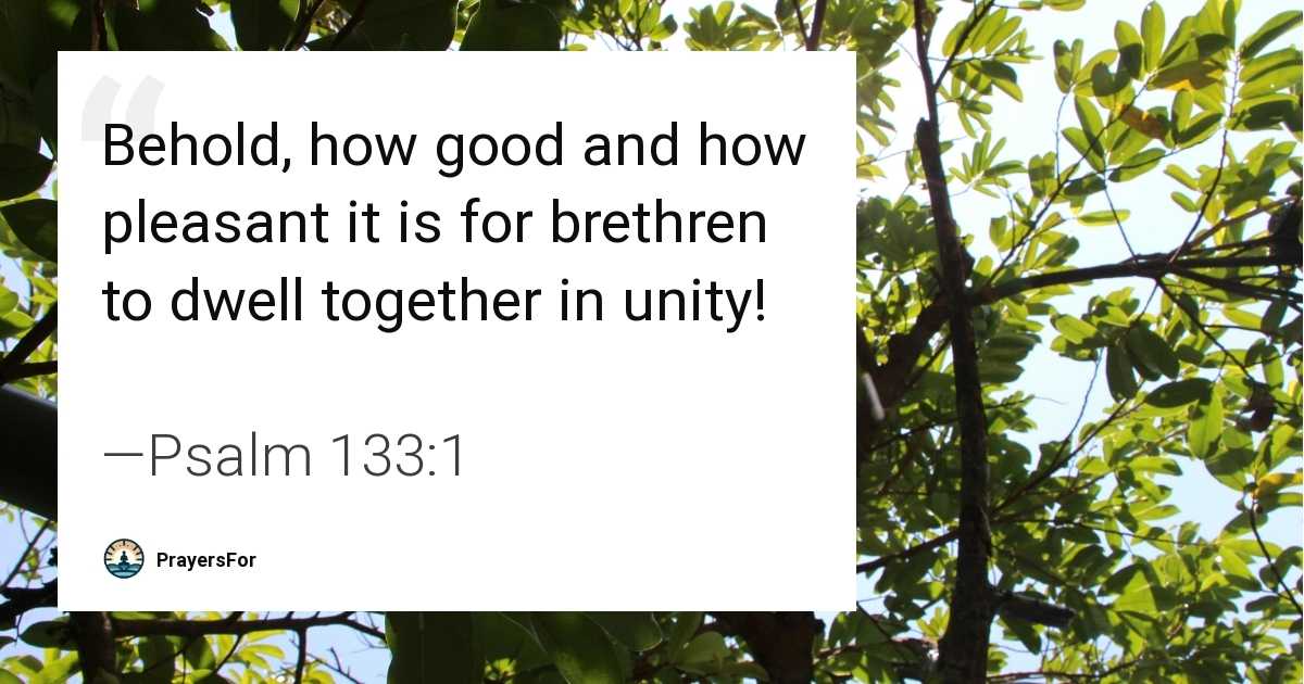 Psalm 133:1