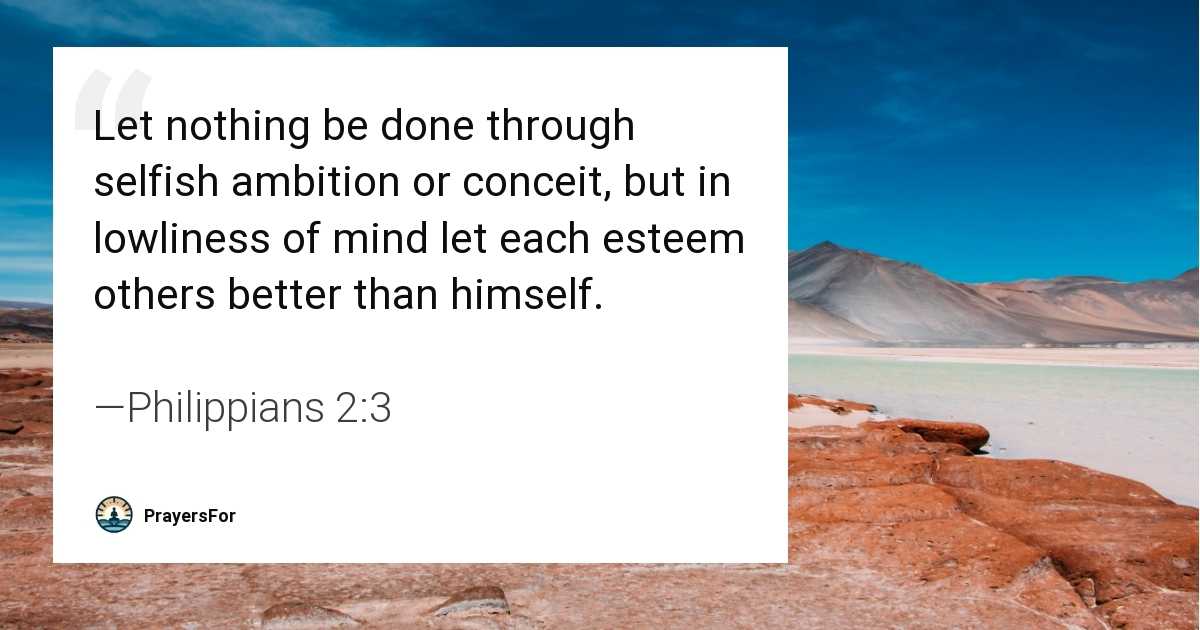 Philippians 2:3