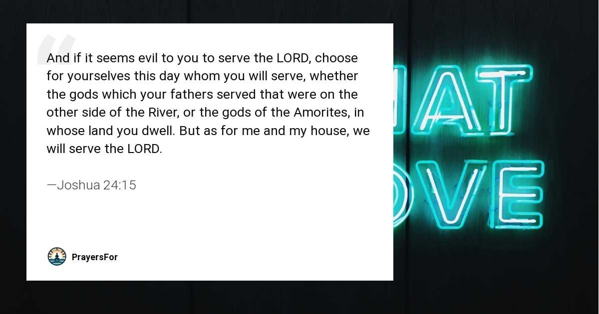 Joshua 24:15